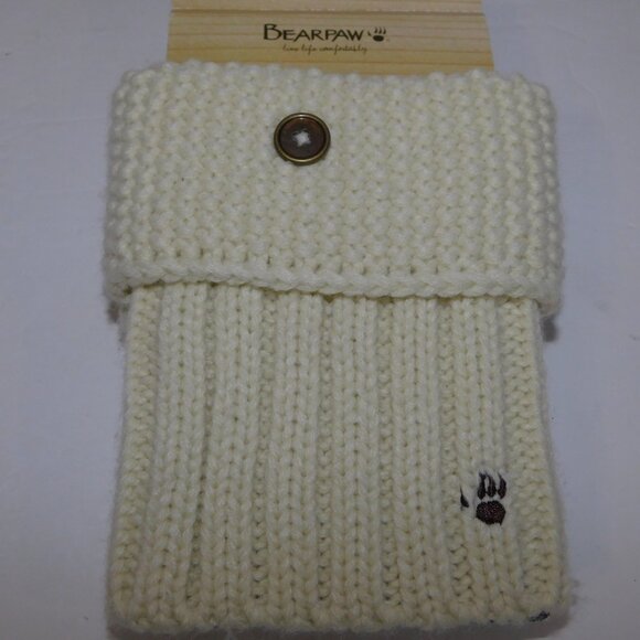 Bearpaw Cream Knit Boot Toppers New Unused - Picture 4 of 7